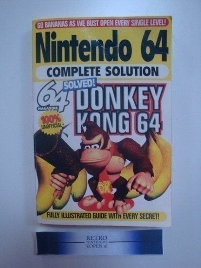 Nintendo 64 Complete Solution: Donkey Kong 64 - Manual | Nintendo 64 Manuals | RetroNintendoKopen.nl
