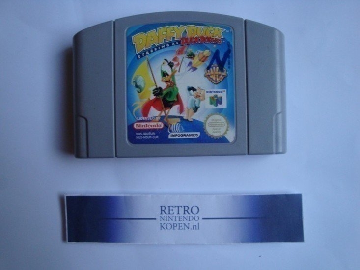 Daffy Duck starring as Duck Dodgers | Nintendo 64 Games | RetroNintendoKopen.nl