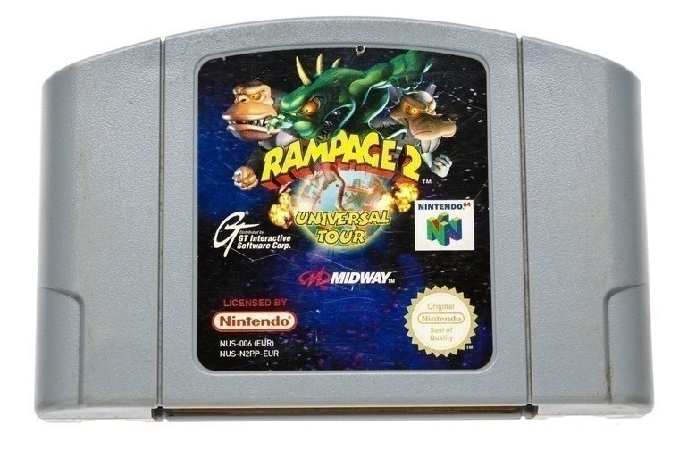 Rampage 2 Universal Tour - Nintendo 64 Games