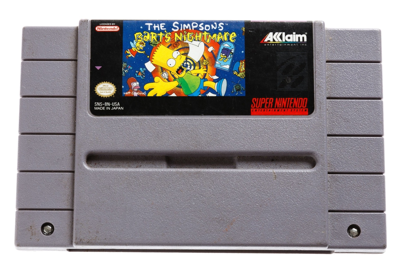 The Simpsons: Bart's Nightmare [NTSC] - Super Nintendo Games