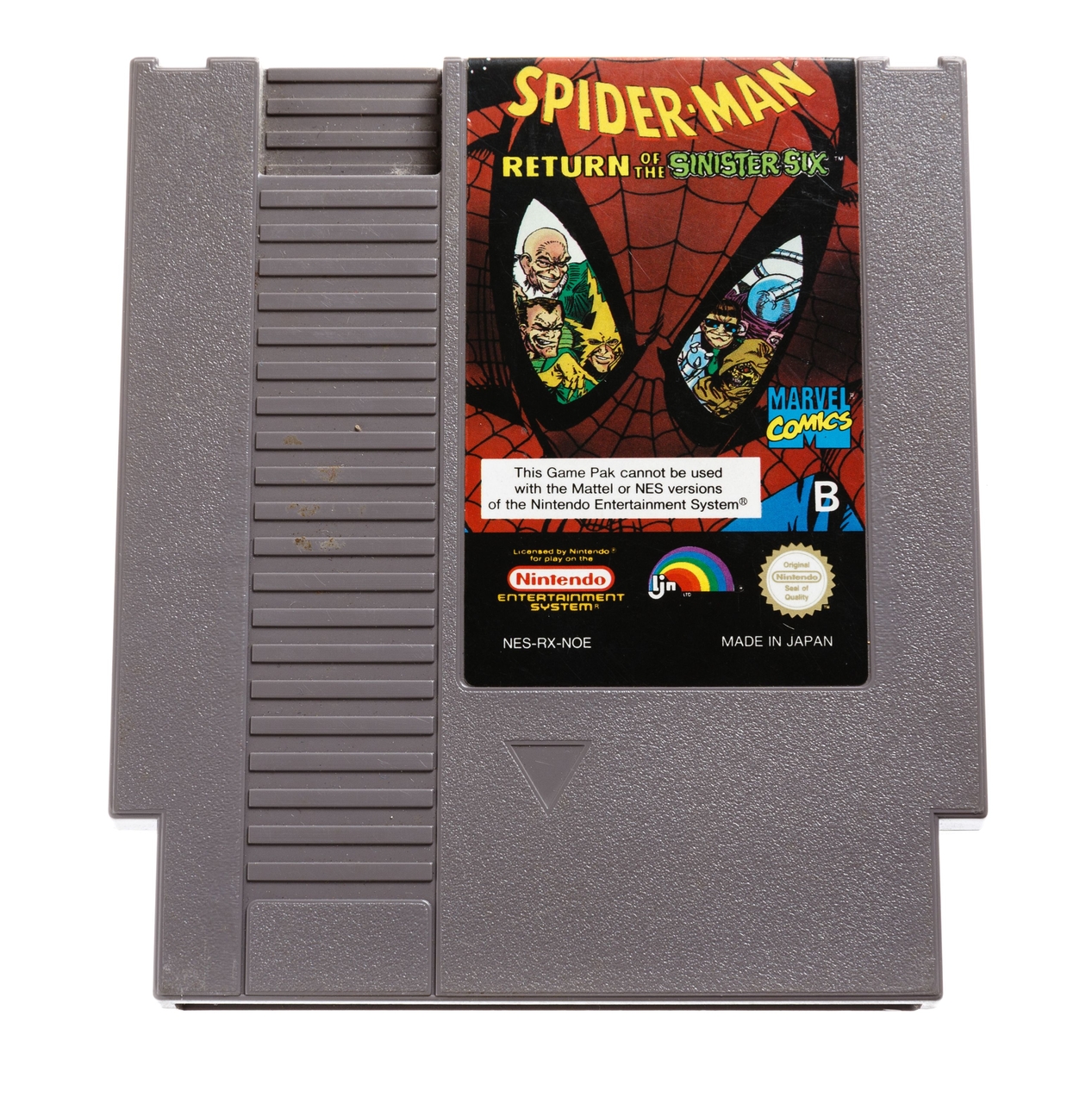 Spiderman Return of the Sinister Six - Nintendo NES Games