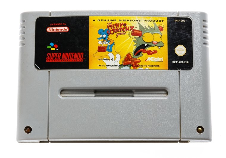 The Itchy Scratchy Game - Super Nintendo Games
