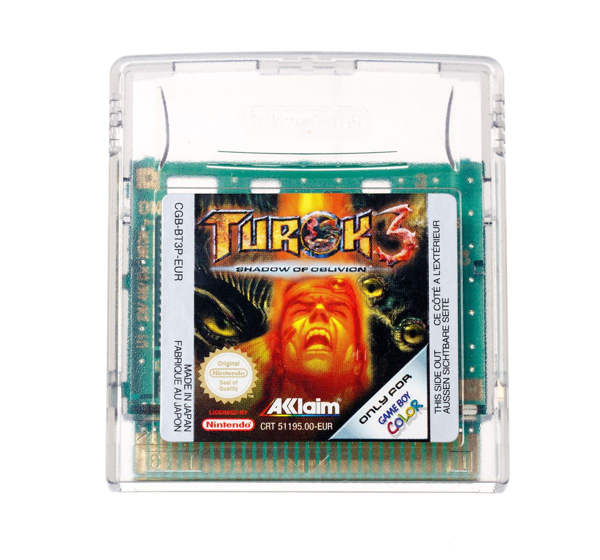 Turok 3 Shadow of Oblivion - Gameboy Color Games