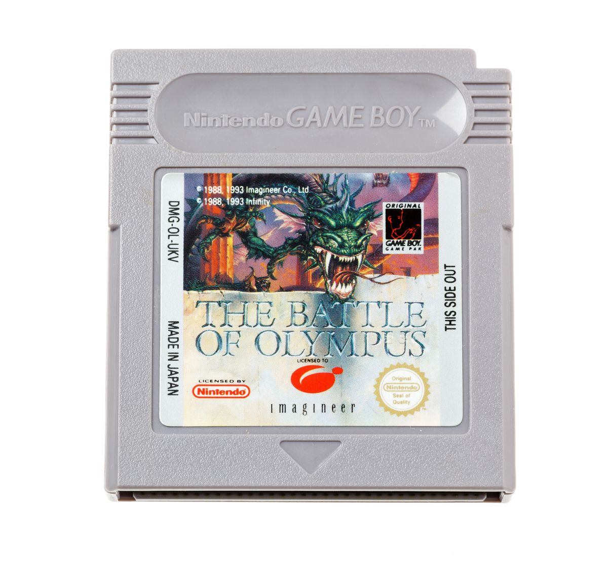 Battle of Olympus - Gameboy Classic Games