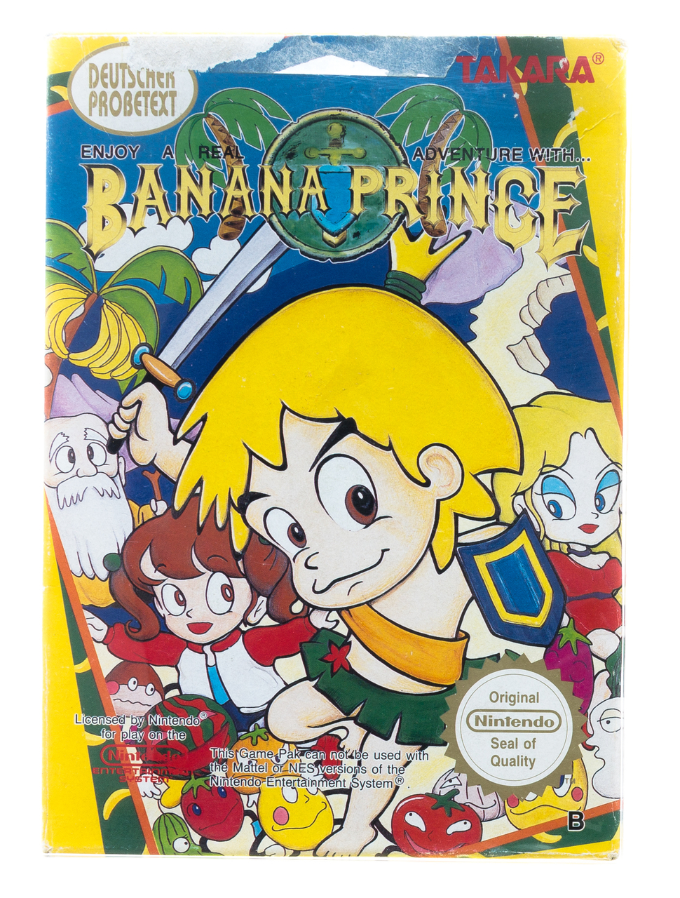 Banana Prince - Nintendo NES Games [Complete]