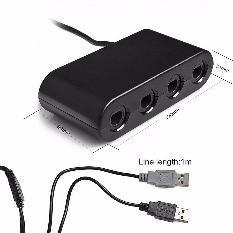 Gamecube USB Controller Adapter voor Nintendo Switch - Gamecube Hardware - 2