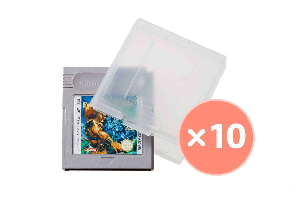 10x Gameboy Game Protector met Logo | Protectors | RetroNintendoKopen.nl