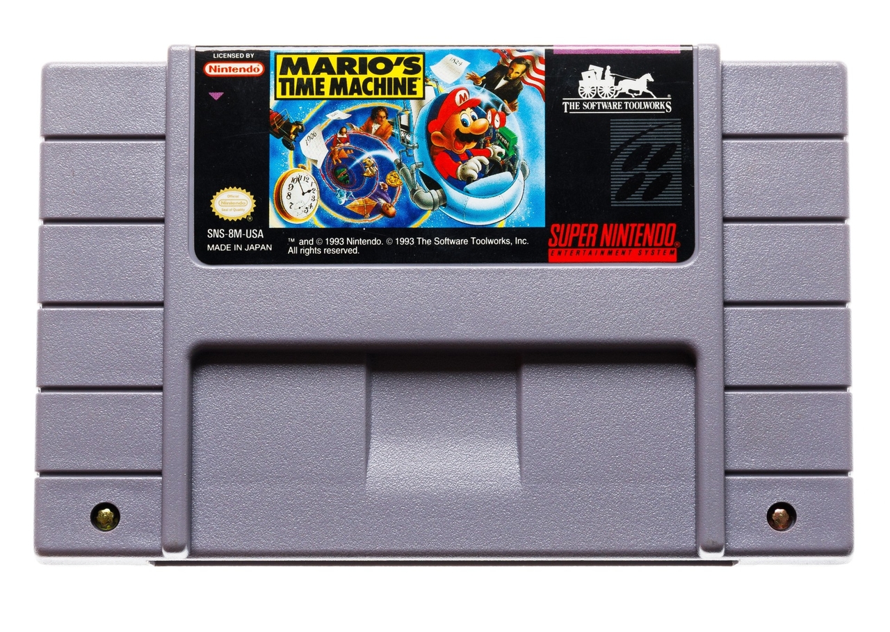 Mario's Time Machine [NTSC] - Super Nintendo Games