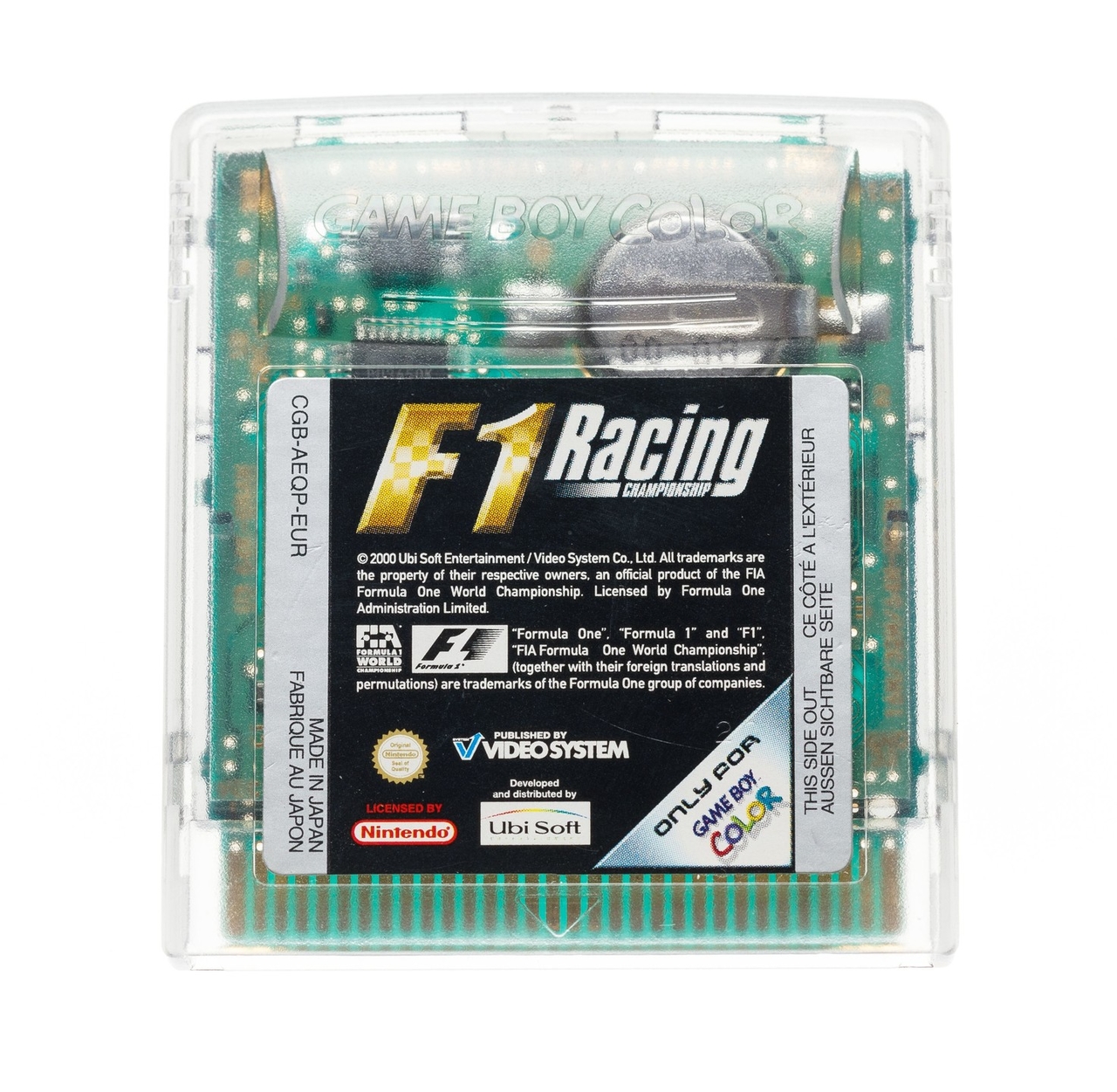 F1 Racing Championship - Gameboy Color Games