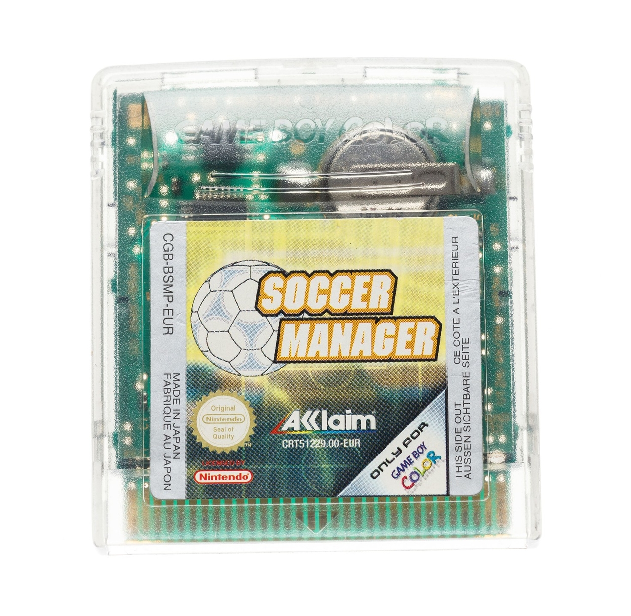 Soccer Manager - Gameboy Color Games