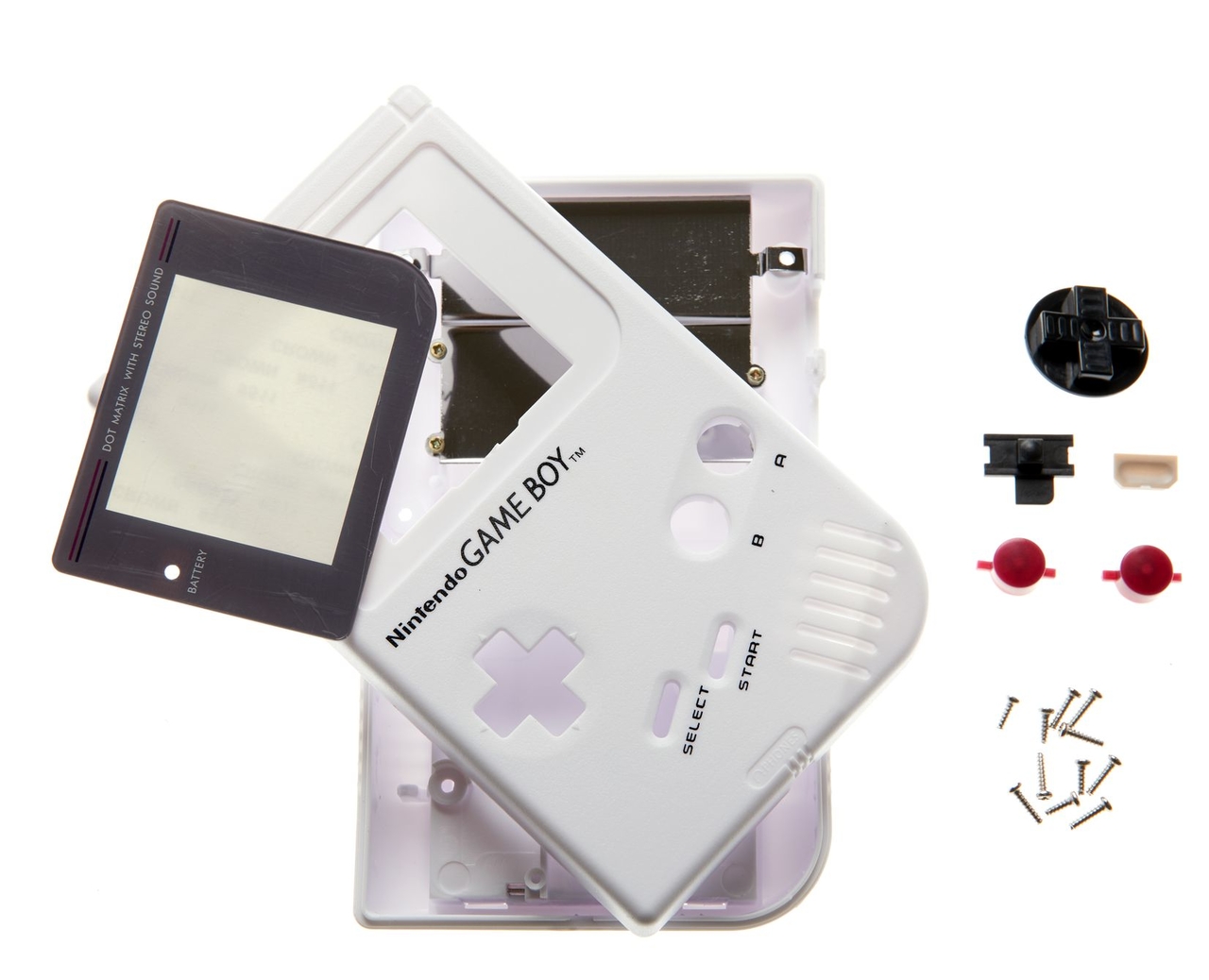 Game Boy Classic Shell Coconut | Gameboy Classic Hardware | RetroNintendoKopen.nl