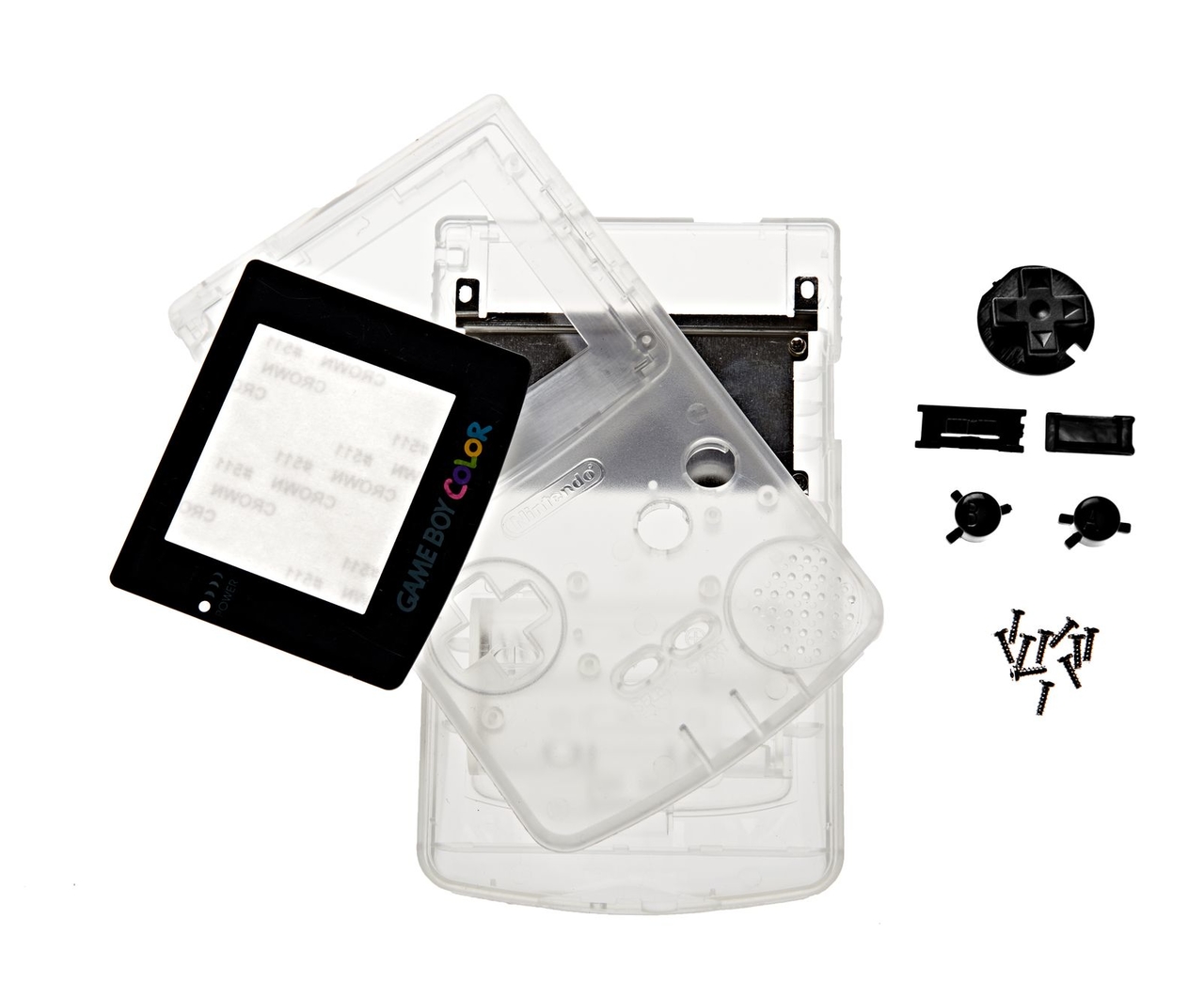 Game Boy Color Shell Clear | Gameboy Color Hardware | RetroNintendoKopen.nl