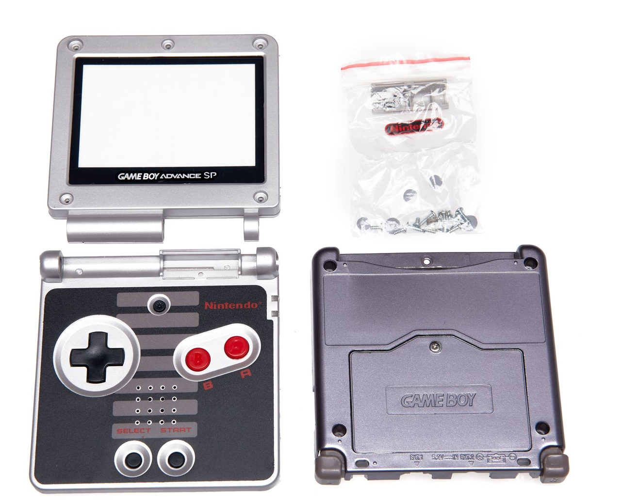 Game Boy Advance SP Shell NES Edition - Gameboy Advance Hardware