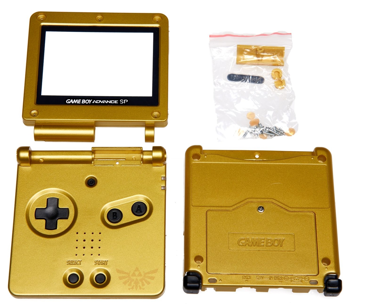 Game Boy Advance SP Shell Zelda Edition - Gameboy Advance Hardware