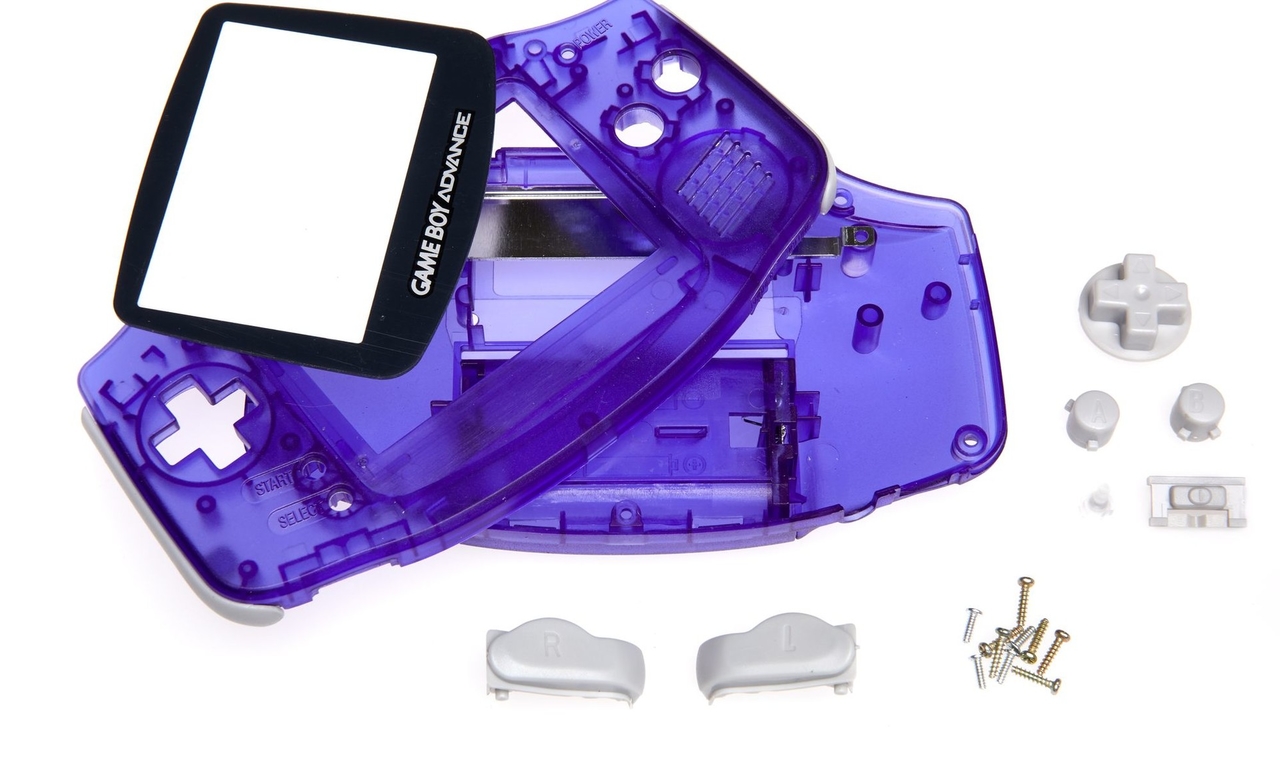 Game Boy Advance Shell Grape - Gameboy Advance Hardware