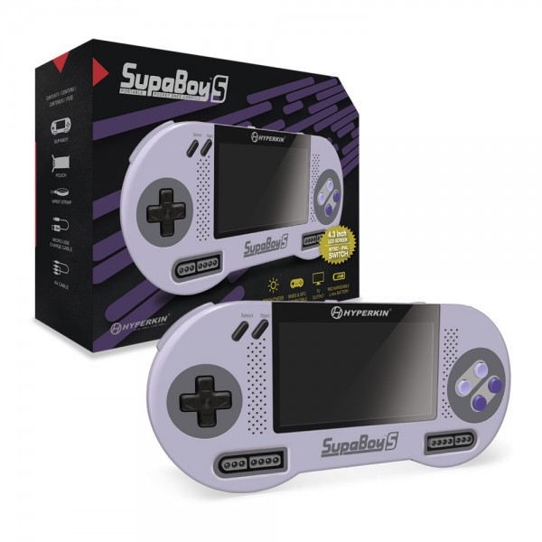 SupaBoy S Portable SNES Console - Super Nintendo Hardware