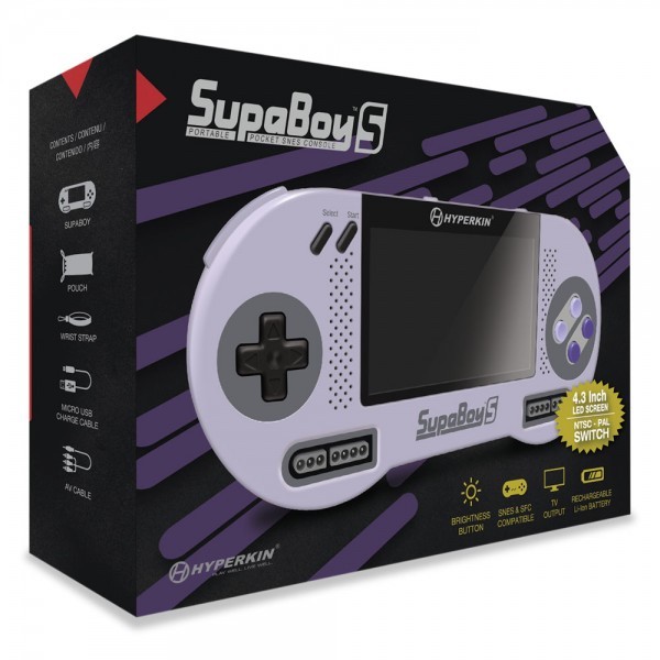SupaBoy S Portable SNES Console | Super Nintendo Hardware | RetroNintendoKopen.nl