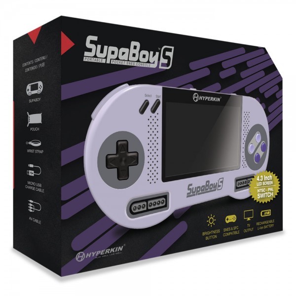 SupaBoy S Portable SNES Console - Super Nintendo Hardware - 3