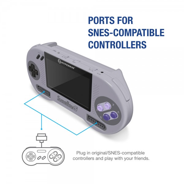 SupaBoy S Portable SNES Console | Super Nintendo Hardware | RetroNintendoKopen.nl