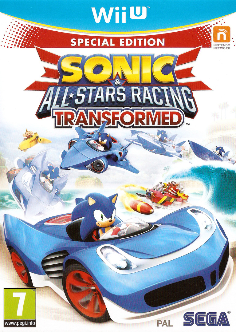 Sonic & All-Stars Racing Transformed - Wii U Games