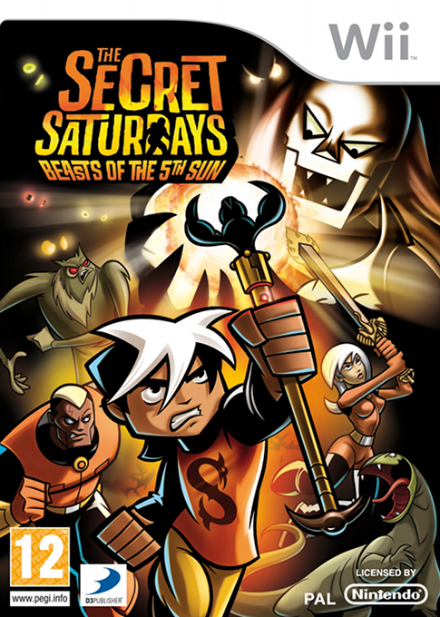The Secret Saturdays: Beasts of the 5th Sun - Wii Games