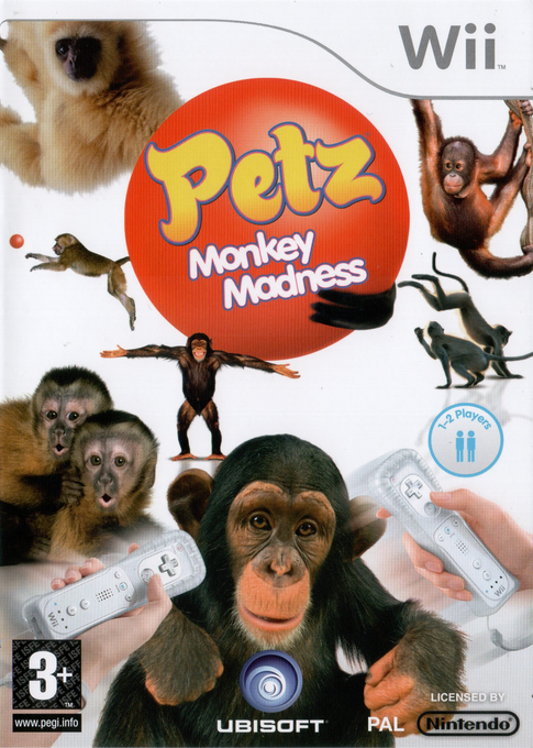 Petz Monkey Madness - Wii Games