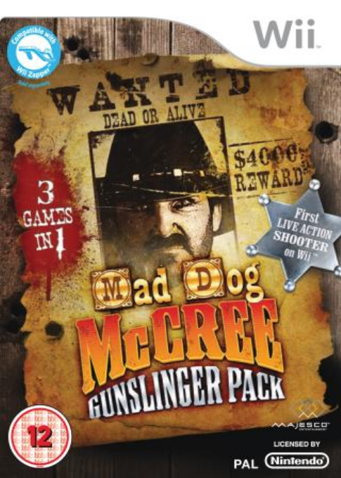 Mad Dog McCree Gunslinger Pack - Wii Games
