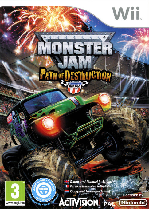 Monster Jam: Path of Destruction - Wii Games