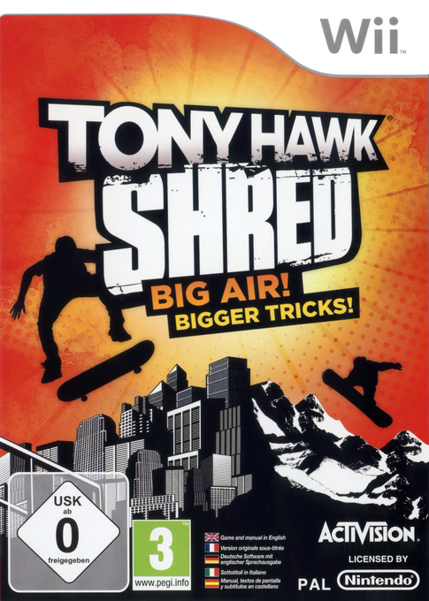 Tony Hawk: Shred - Wii Games