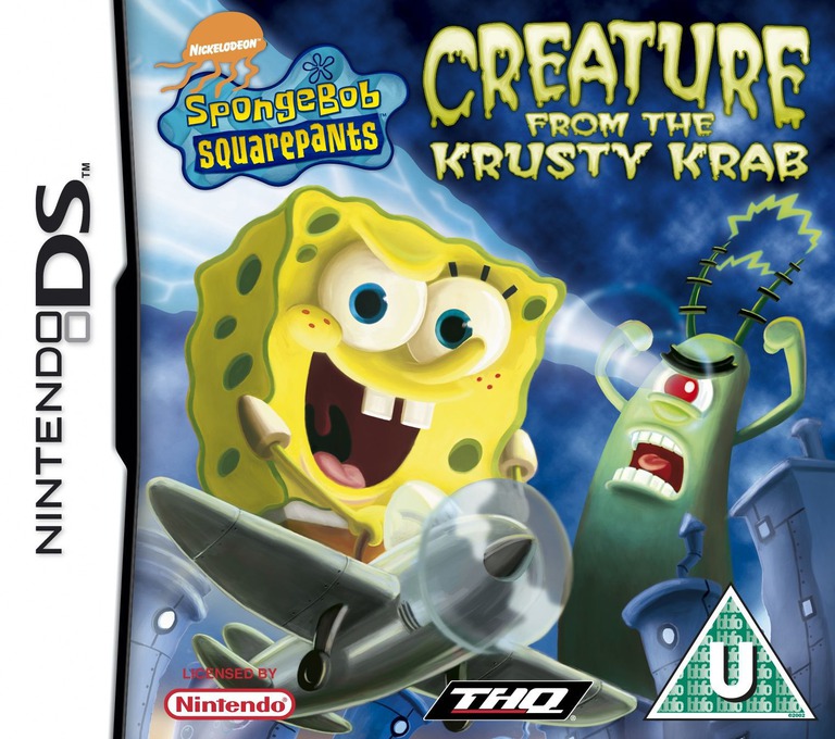 Nickelodeon SpongeBob SquarePants - Creature from the Krusty Krab - Nintendo DS Games