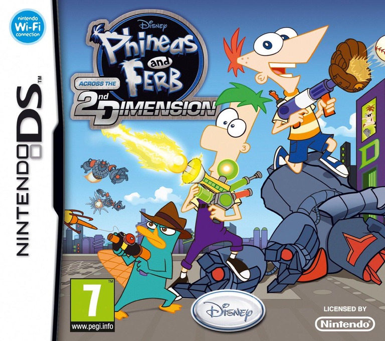 Phineas and Ferb - Across the 2nd Dimension - Nintendo DS Games
