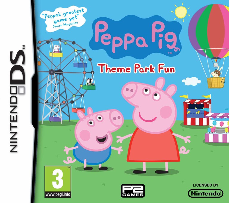Peppa Pig - Theme Park Fun - Nintendo DS Games