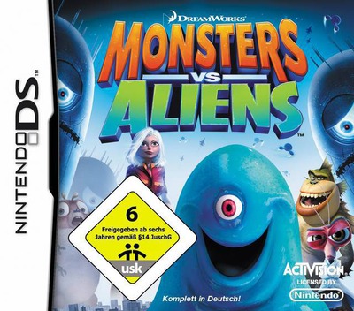 Monsters vs Aliens - Nintendo DS Games