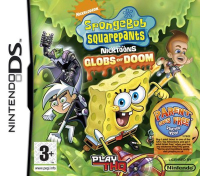 SpongeBob SquarePants featuring Nicktoons - Globs of Doom - Nintendo DS Games
