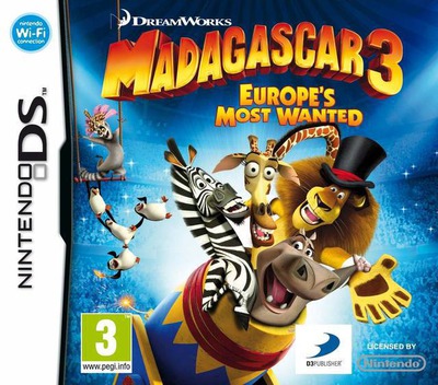 Madagascar 3 - Europe's Most Wanted - Nintendo DS Games