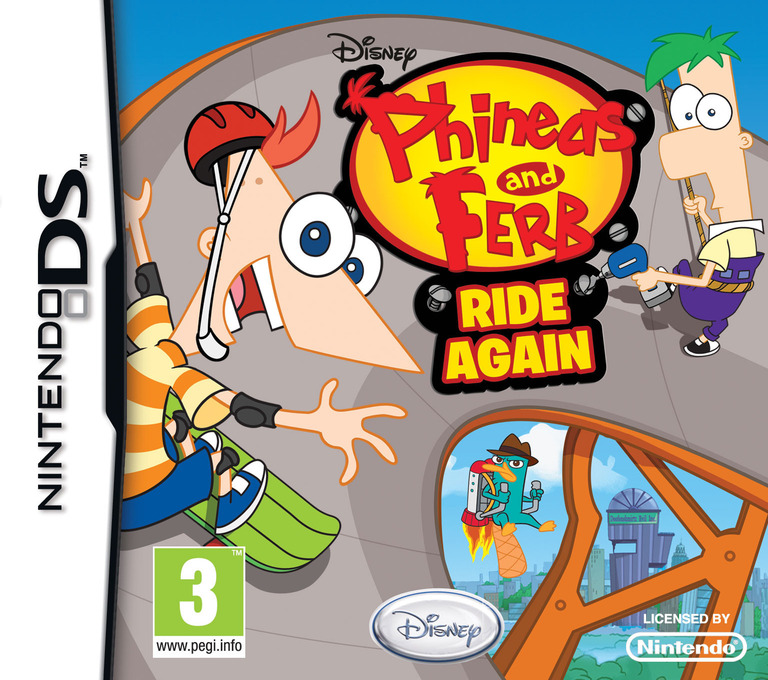 Phineas and Ferb - Ride Again - Nintendo DS Games