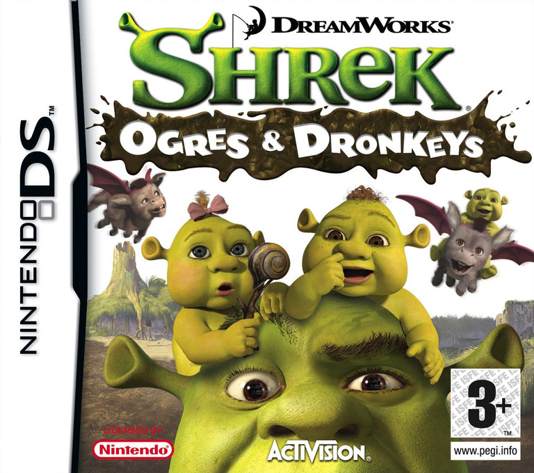 Shrek - Ogres & Dronkeys - Nintendo DS Games
