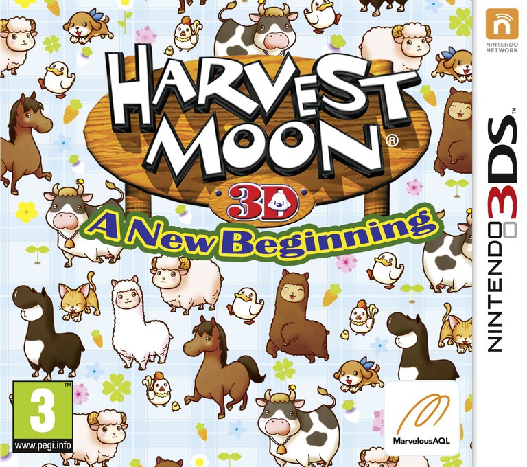 Harvest Moon 3D - A New Beginning - Nintendo 3DS Games