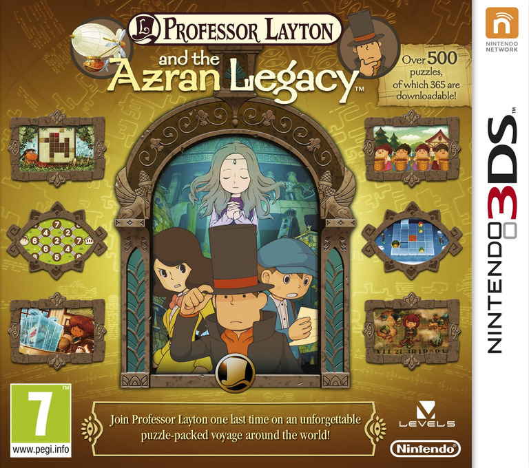 Professor Layton and the Azran Legacy - Nintendo 3DS Games