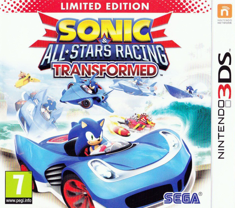 Sonic & All-Stars Racing Transformed - Nintendo 3DS Games