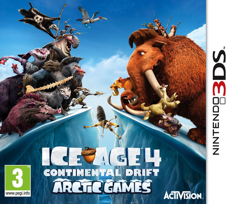 Ice Age 4 - Continental Drift - Arctic Games - Nintendo 3DS Games