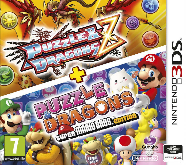 Puzzle & Dragons Z + Puzzle & Dragons Super Mario Bros. Edition - Nintendo 3DS Games
