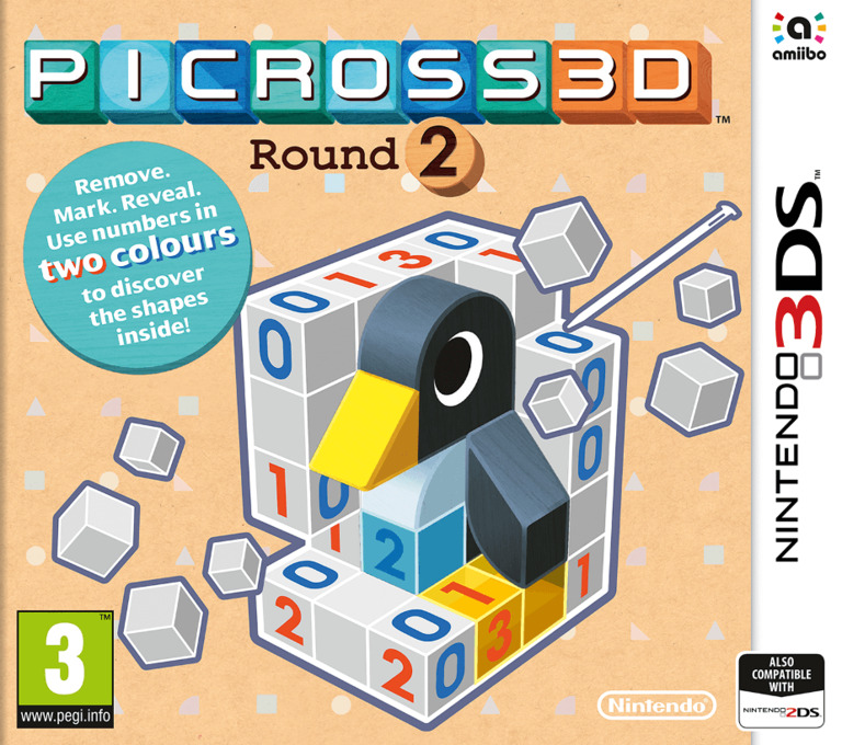Picross 3D: Round 2 - Nintendo 3DS Games
