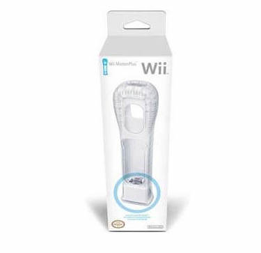 Nintendo Wii Motion Plus + Cover Skin White [Complete] - Wii Hardware