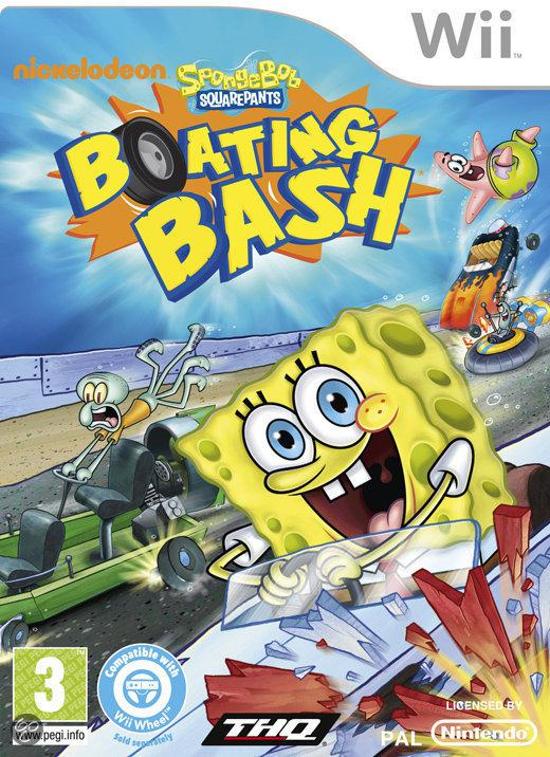 Nickelodeon SpongeBob Squarepants Boten Bots Race - Wii Games