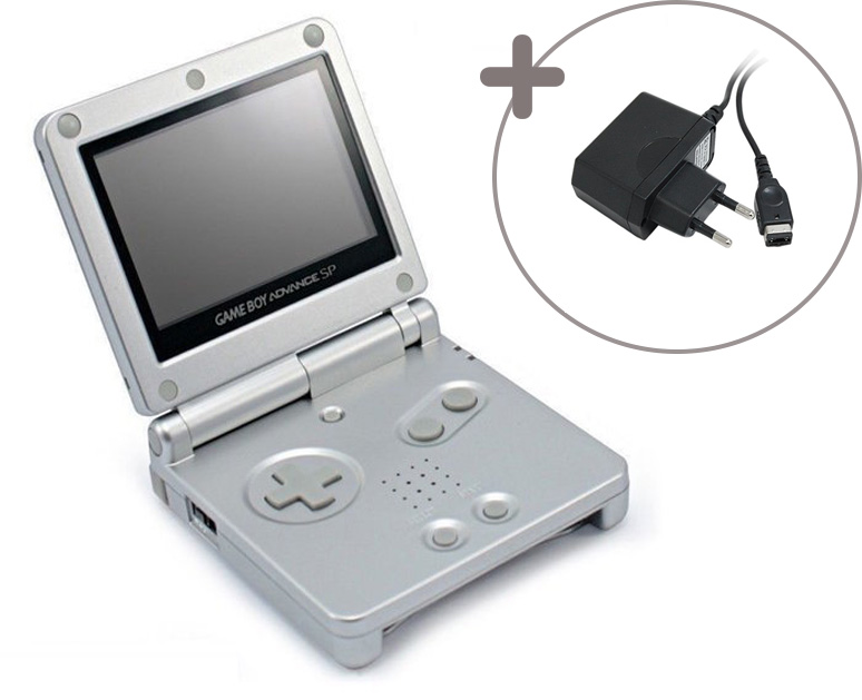 Gameboy Advance SP Silver - Gameboy Advance Hardware