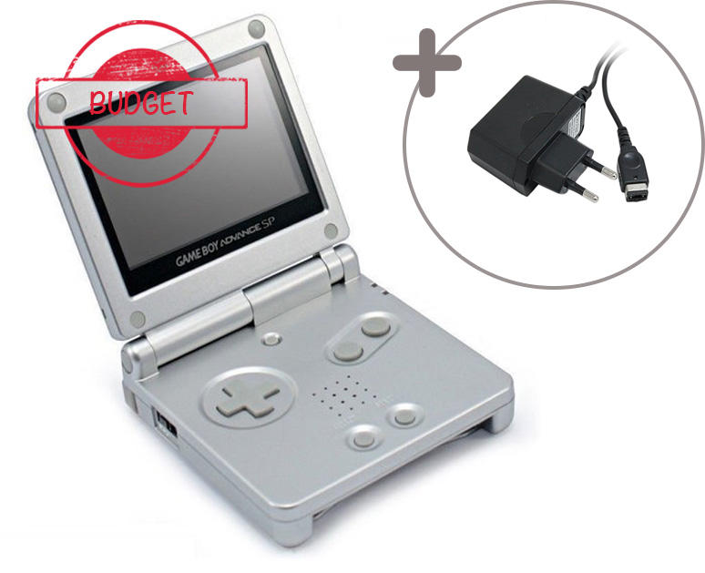 Gameboy Advance SP Silver - Budget Kopen | Gameboy Advance Hardware