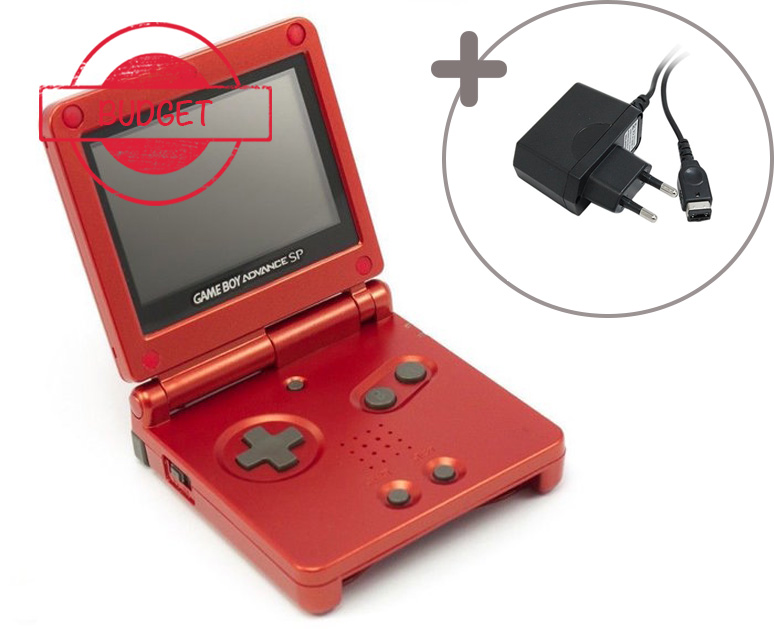 Gameboy Advance SP Red - Budget | Gameboy Advance Hardware | RetroNintendoKopen.nl