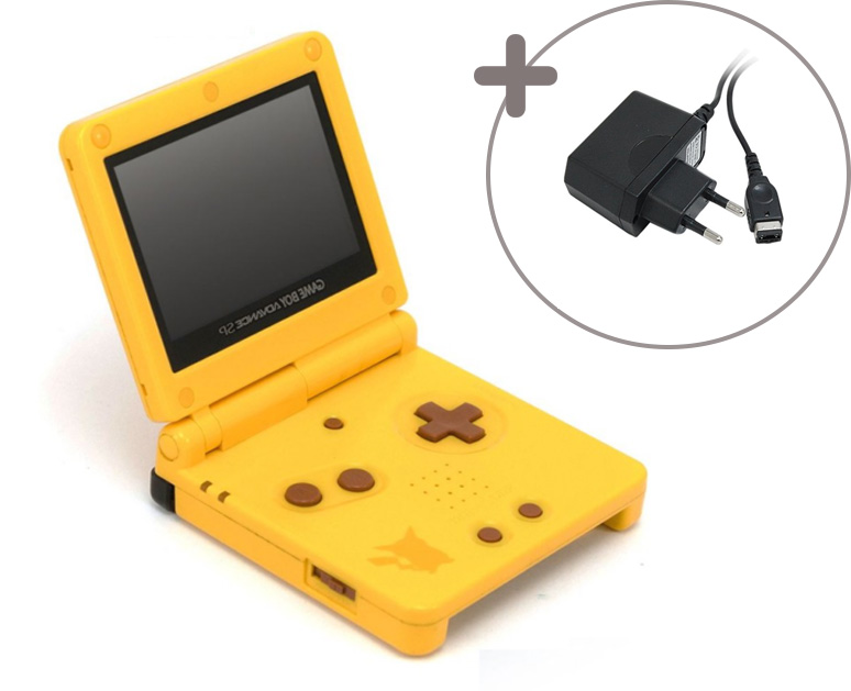 Custom Gameboy Advance SP Pikachu Edition - Gameboy Advance Hardware
