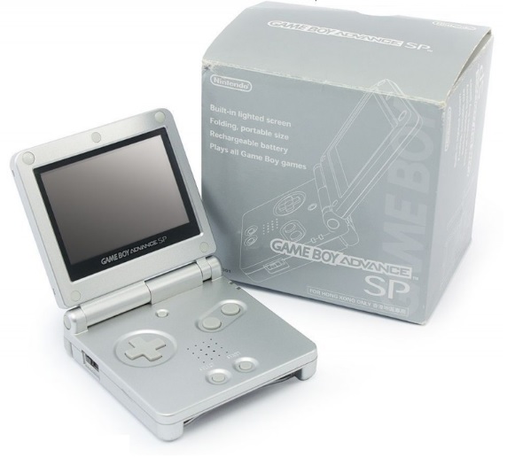 Gameboy Advance SP Silver [Complete] - Gameboy Advance Hardware